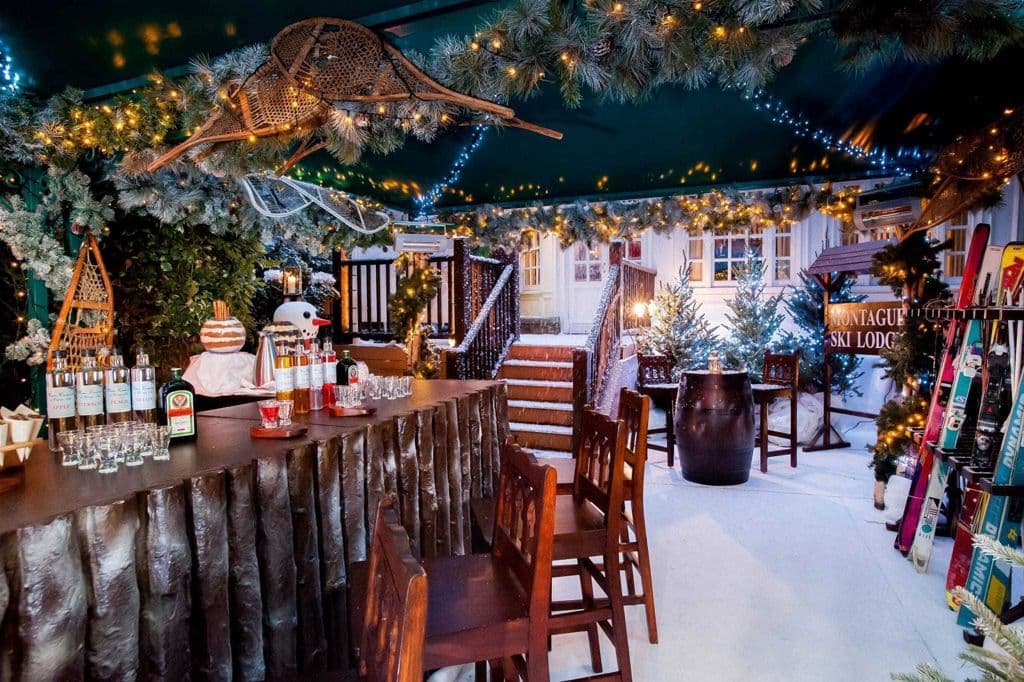 Montague Ski Lodge Christmas Party London Exclusive Work Xmas Parties