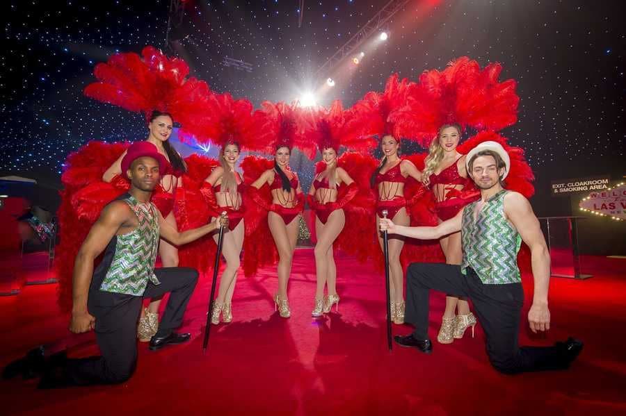 Inside the Spectacular Vegas Exclusive Christmas Party: A Glittering Extravaganza at Bloomsbury Big Top