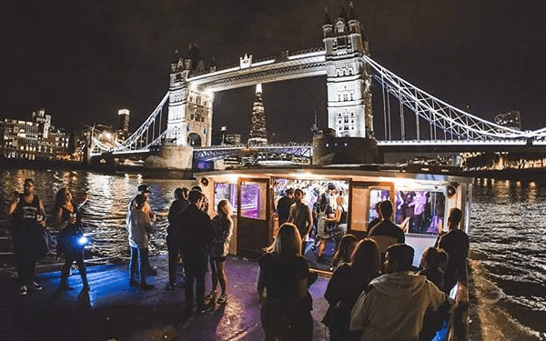 London Christmas Boat Party, photo 1