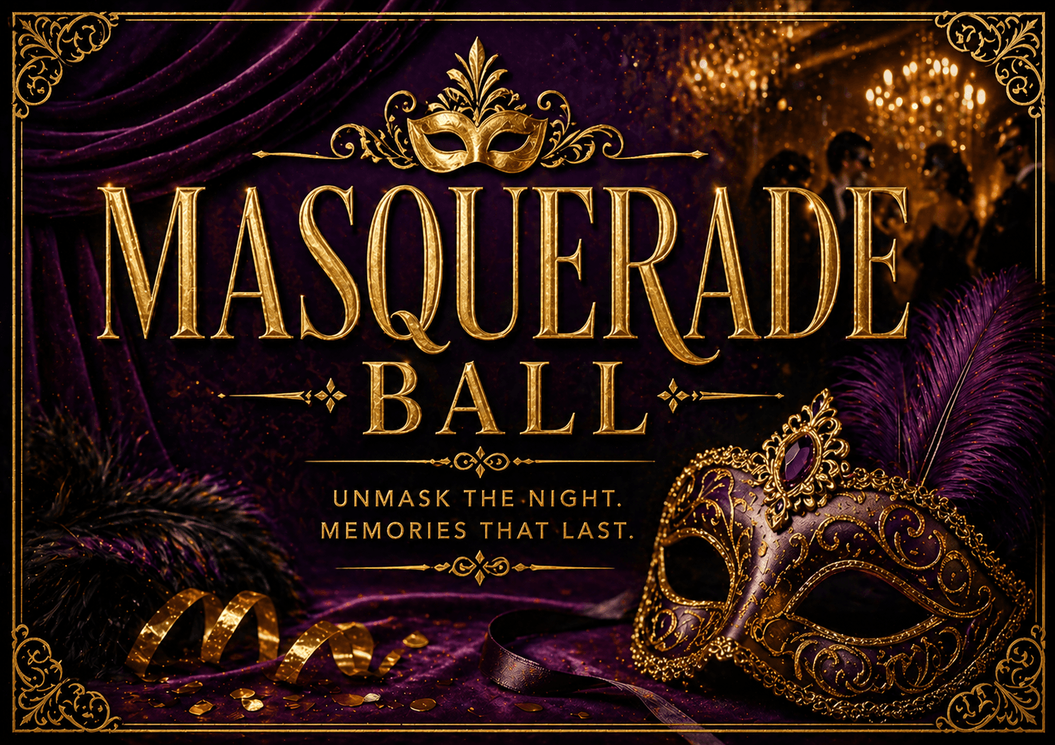The Grand Masquerade Ball Shared Christmas Party London, photo 1