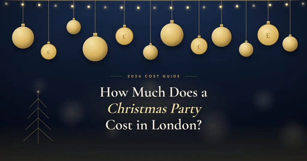 How Much Does a Christmas Party Cost in London? 2026 Guide