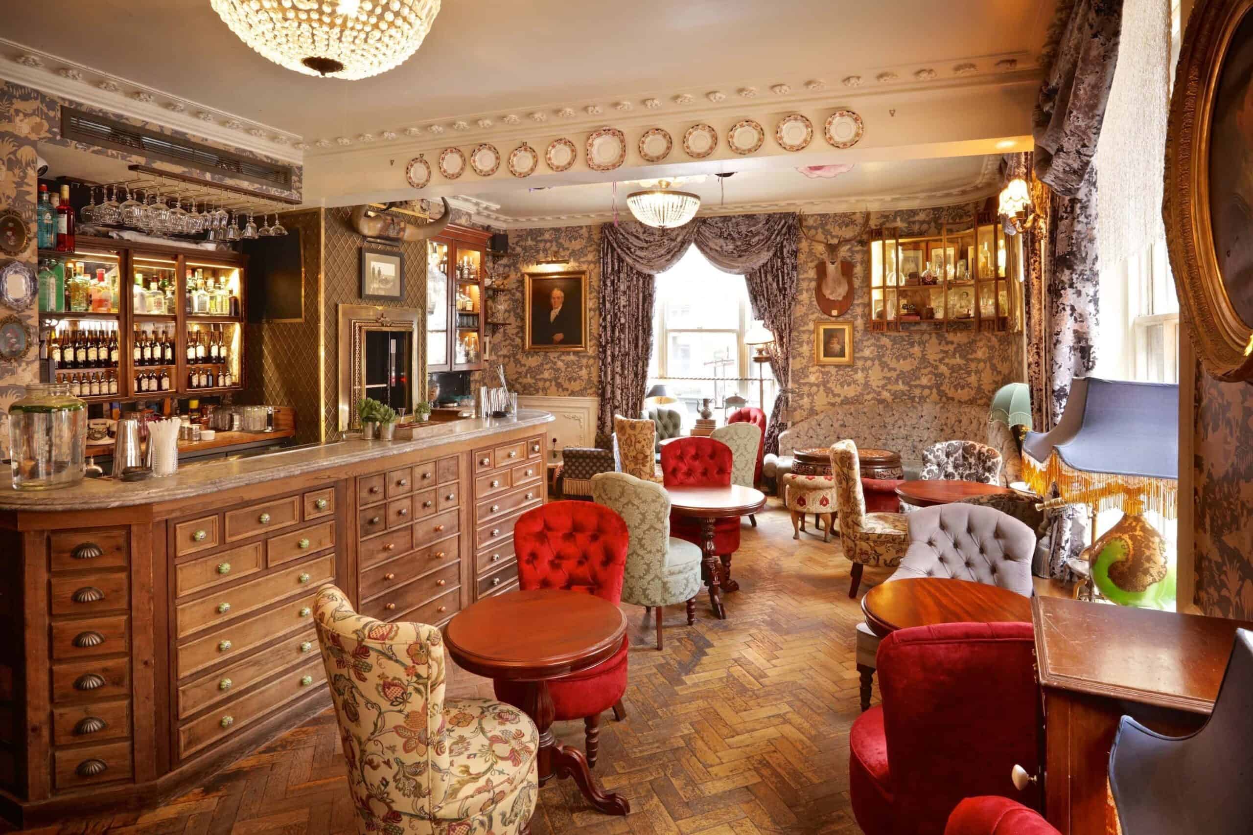 Mr Foggs Gin Parlour London Christmas Party Venue