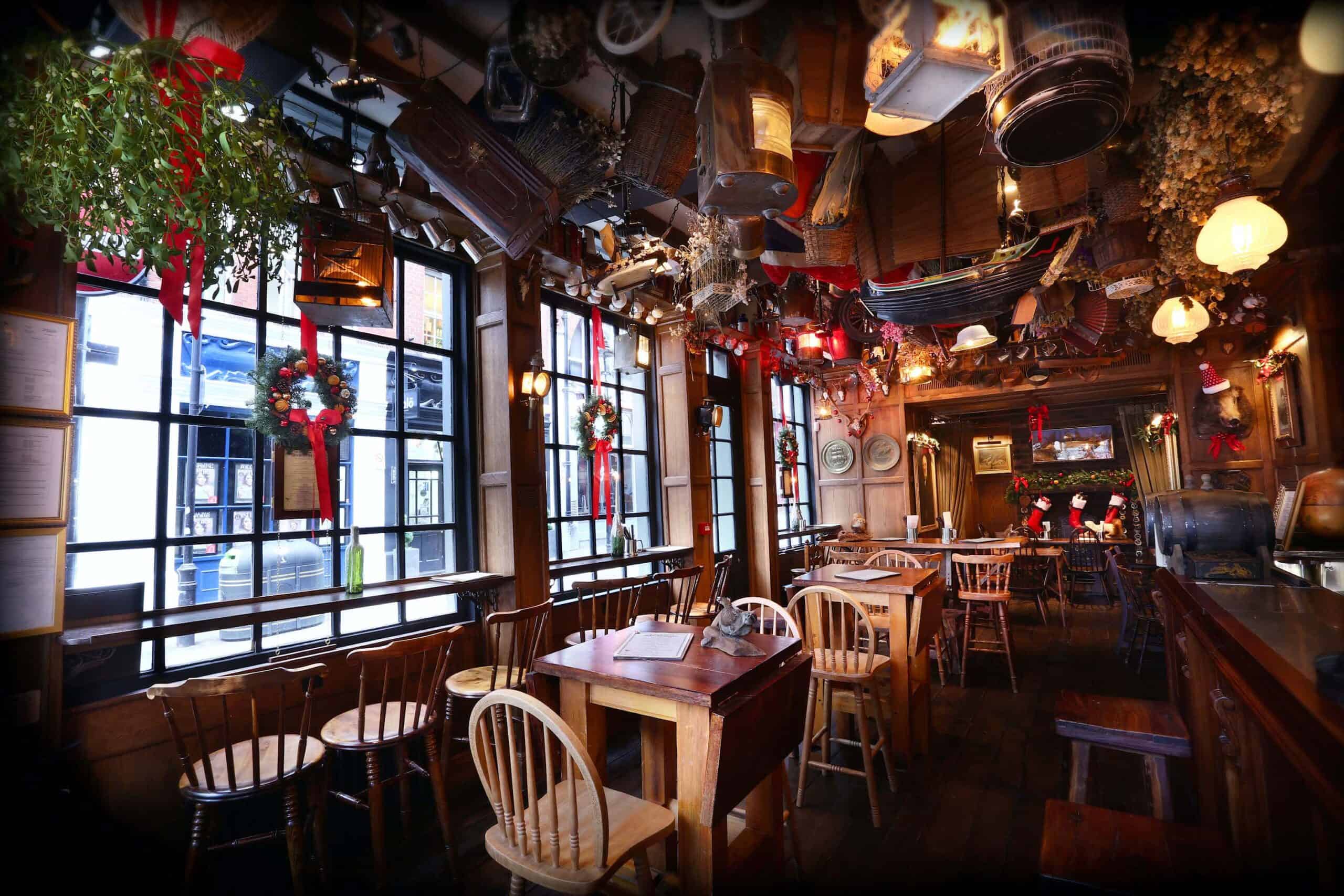 Mr Foggs Tavern London Christmas Party Venue