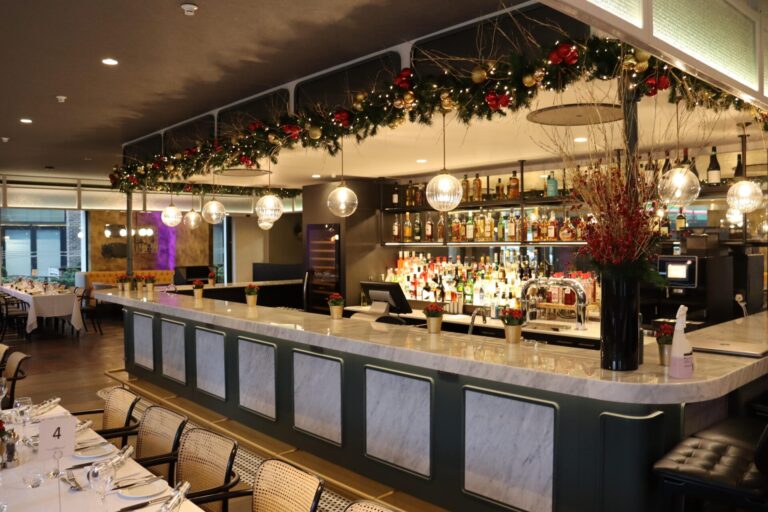 Grill Restaurant at Clayton Hotel London Christmas Party