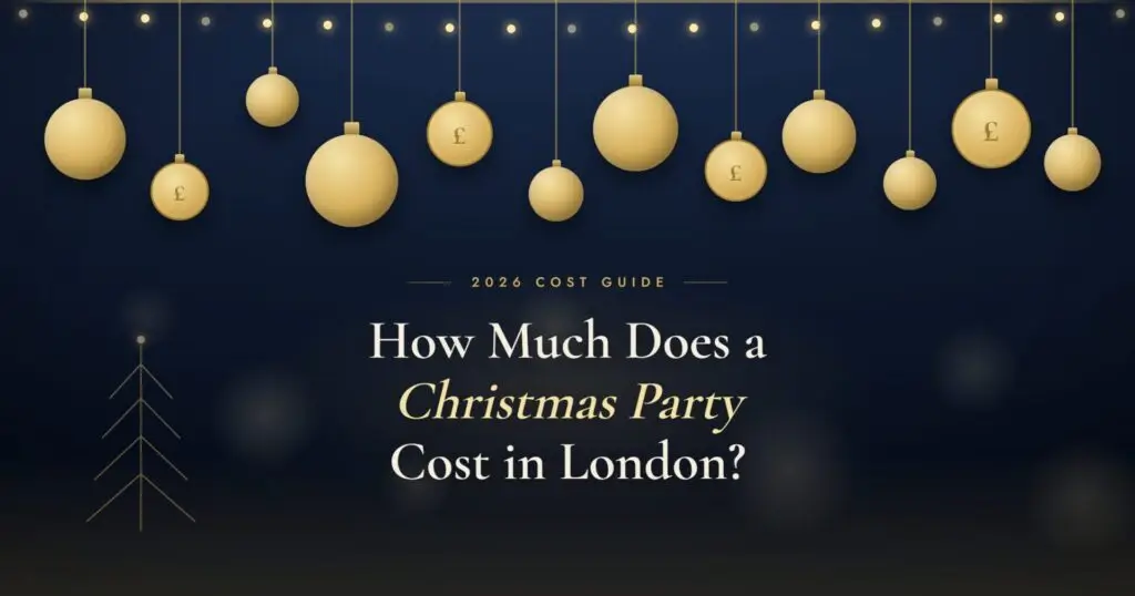 How Much Does a Christmas Party Cost in London? 2026 Guide