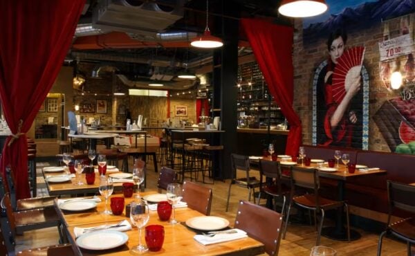 Fiesta Room at Camino Monument London Christmas Party
