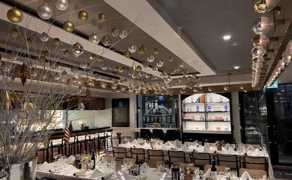 Globe Bar at Clayton Hotel London Christmas Party