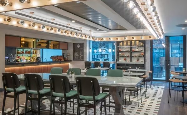 Globe Bar at Clayton Hotel London Christmas Party