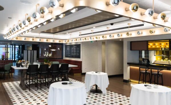 Globe Bar at Clayton Hotel London Christmas Party