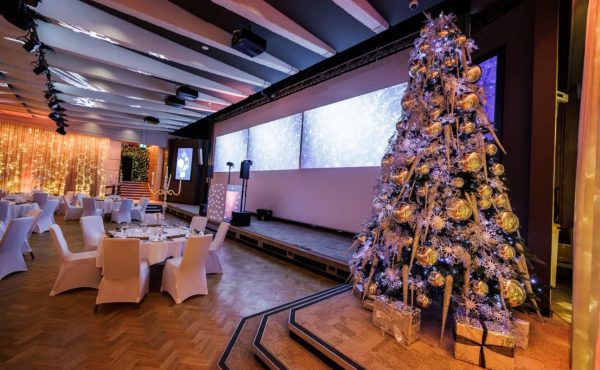 Great Hall One Moorgate Place Seated Christmas Party London