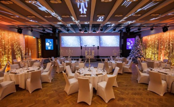 Great Hall One Moorgate Place Seated Christmas Party London