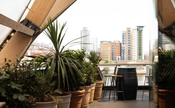 Pergola on the Wharf London Christmas Party Venue