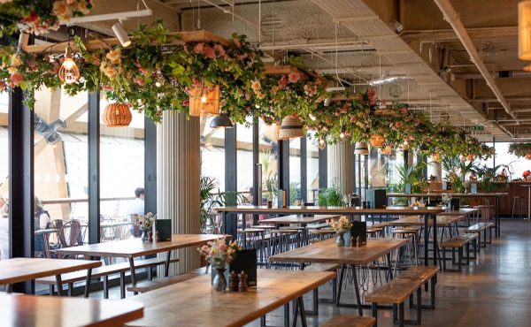 Pergola on the Wharf London Christmas Party Venue