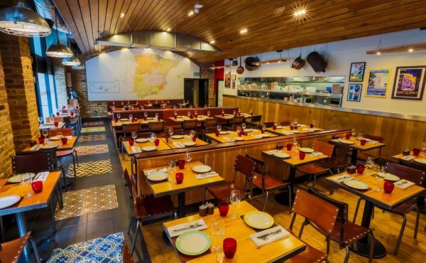 Restaurant at Camino Monument London Christmas Party