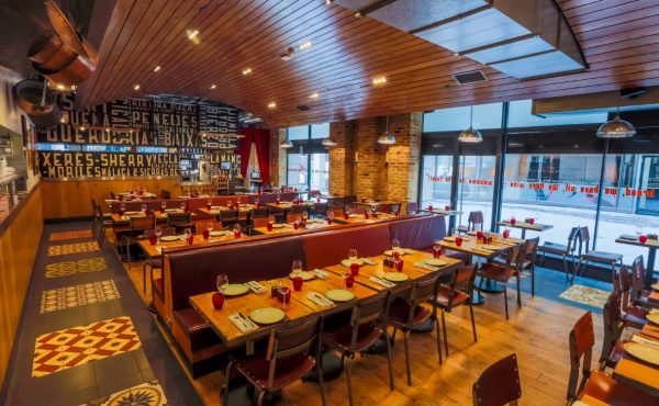 Restaurant at Camino Monument London Christmas Party