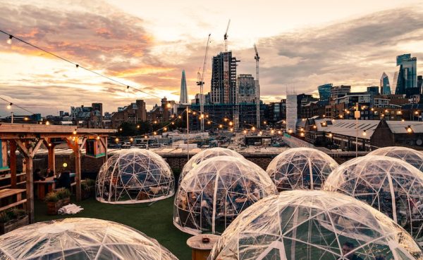 Skylight Tobacco Dock London Christmas Party Venue